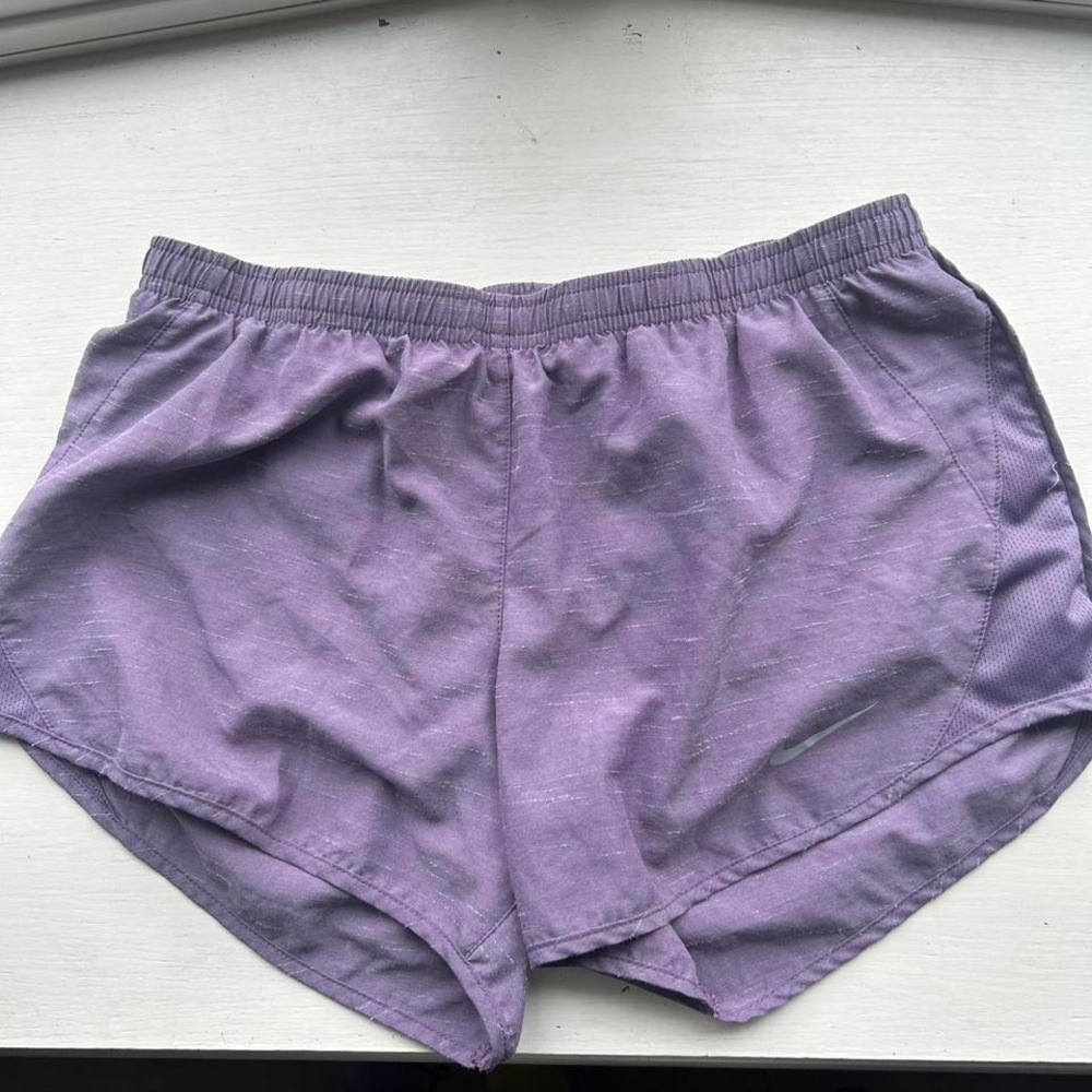 Nike purple Dri fit purple medium running shorts EUC - Picture 1 of 5